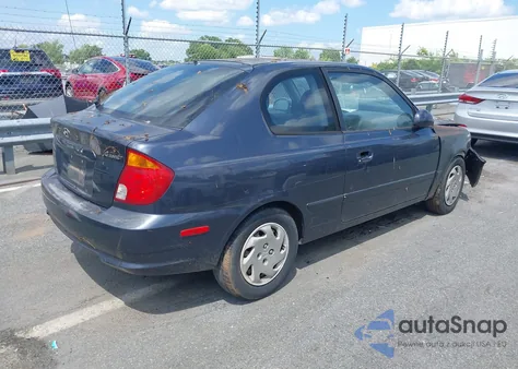 2005 Hyundai Accent Gls/Gt из США, поврежденный, VIN KMHCG35C35U366124